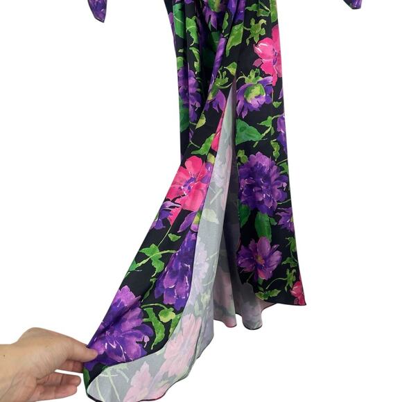 ZARA Floral Satin Midi Dress Size S - Bloggers Favourite, Trending - Picture 9 of 11